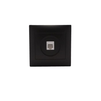 RD Telephone Socket Domus Black RD Telephone Socket Domus Black Cable Switches Onetrade