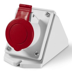 RP Industrial External Socket Wall Mounted 5x16Α-346-415V-6h IP44 