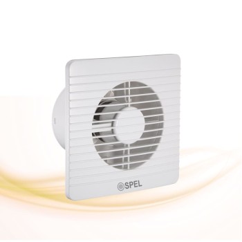 RP - Spell Bathroom Ventilator Φ100 - Square White RP - Spell Bathroom Ventilator Φ100 - Square White Ventilators Onetrade