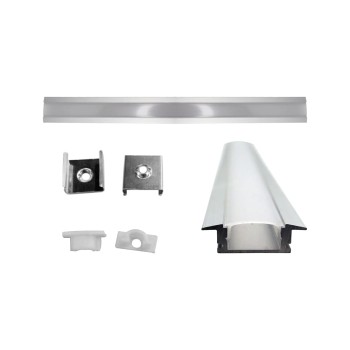 Terminal Caps without Hole for Recessed Profile Aluminum profile Onetrade