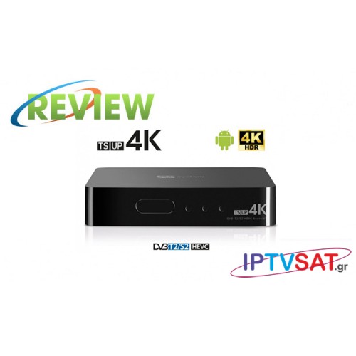 TELE System TS UP 4K - Smart Box Android DVB-T2/S2 Review