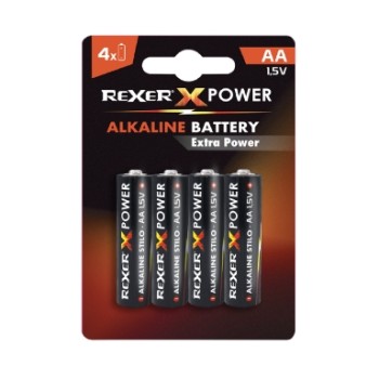 Rexer RXBA2-AA04P - 1.5V AA Αλκαλικές Μπαταρίες 4 τεμ Rexer RXBA2-AA04P - 1.5V AA Αλκαλικές Μπαταρίες 4 τεμ Onetrade
