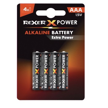Rexer RXBA2-AAA04P - 1.5V AAA Αλκαλικές Μπαταρίες 4τεμ Onetrade