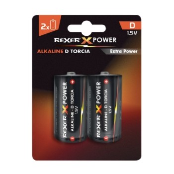 Rexer RXBA2-D002P - LR20 - D Αλκαλικές Μπαταρίες 1.5V 2 τεμ Onetrade