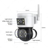 Sectec ST-430-4K-10X - Wifi IP Outdoor Camera W/B IP Cameras Onetrade