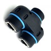 Techly Professional IWP-MD C6-IP68T2 - Αδιάβροχο Coupler Cat.6 RJ45 1F/2F IP68 Φις Onetrade