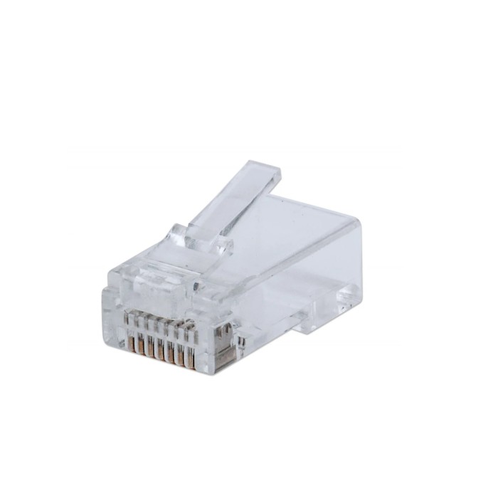 Intellinet IWP-CAT6U - Network Plug RJ45 UTP Pass Through For CAT6 Cable Pack of 50 pcs Connectors Onetrade Intellinet IWP-CAT6U - Network Plug RJ45 UTP Pass Through For CAT6 Cable Pack of 50 pcs Connectors Onetrade
