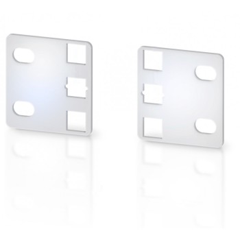 Techly I-CASE RAIL-ADP1ETG - Pair of reducer brackets from 21" to 19" for ETSI 1U Rack cabinets Cabinets and accessories Onetrade