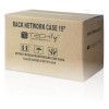 Techly I-CASE EL-1009B45 - Assembled Wall Rack 19" 9U 450mm Depth Black Cabinets and accessories Onetrade