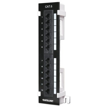 Intellinet I-PP 12-RU-C6 - Patch Panel 12 Εισόδων Cat.6 UTP Wall Mount Racks Patch Panels Onetrade