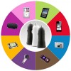 Techly IUSB2-CAR2-2A2P - USB Φορτιστής Αυτοκινήτου 5V 2p 2.1 & 1A Λευκό Τροφοδοτικά Onetrade