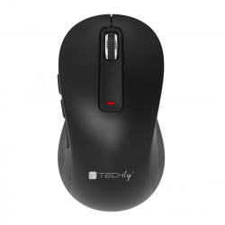 Techly IM 200-WL-BK - 2.4 GHZ 5D Ασύρματο οπτικό ποντίκι 1000/1200/1600 Dpi Μαύρο