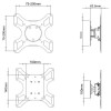 Techly ICA-LCD 2900B - TV Wall Mount 19"-37" Black Mounts Onetrade Techly ICA-LCD 2900B - TV Wall Mount 19"-37" Black Mounts Onetrade