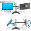Techly ICA-LCD 2524 - Desktop Stand 2 Monitors 13-32" Mounts TV Onetrade Techly ICA-LCD 2524 - Desktop Stand 2 Monitors 13-32" Mounts TV Onetrade