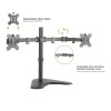 Techly ICA-LCD 2524 - Desktop Stand 2 Monitors 13-32" Mounts TV Onetrade Techly ICA-LCD 2524 - Desktop Stand 2 Monitors 13-32" Mounts TV Onetrade
