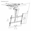 Techly ICA-PLB 074M - Motorized Ceiling Mount with Tilt & Rotation via App or Remote Control for TV 37"-75" Mounts TV Onetrade Techly ICA-PLB 074M - Motorized Ceiling Mount with Tilt & Rotation via App or Remote Control for TV 37"-75" Mounts TV Onetrade