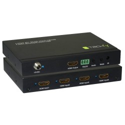 Techly IDATA HDMI-41MV - Multiview HDMI 4x1 with seamless switch