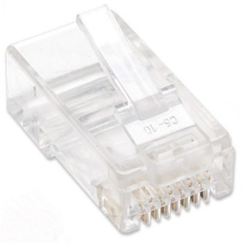INTELLINET IWP-JAR-C5F - Αρσενικό Βύσμα RJ45 UTP Για Cat5e Καλώδιο 10 τμχ Βύσματα Onetrade