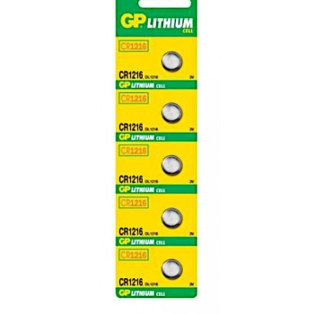GP Batteries IC-GP103132 - Μπαταρίες Λιθίου CR1216 5 τμχ Μπαταρίες  Onetrade