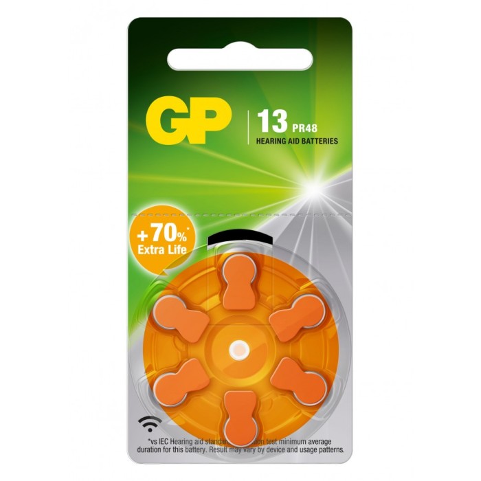 GP Batteries IC-GP103249 - Μπαταρίες για Ακουστικά βαρηκοΐας ZA13-AC13-DA13 6 τμχ Μπαταρίες  Onetrade GP Batteries IC-GP103249 - Μπαταρίες για Ακουστικά βαρηκοΐας ZA13-AC13-DA13 6 τμχ Μπαταρίες  Onetrade