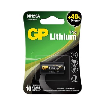GP Batteries IC-GP3702 - Μπαταρία Λιθίου CR123A 1 τμχ Μπαταρίες  Onetrade