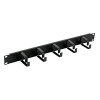 Techly I-CASE CABLE-BK5 - Cable Management 5 Rings 1U Cabinets and accessories Onetrade