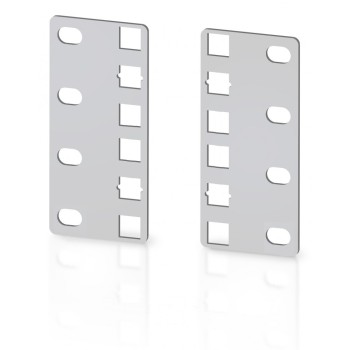 Techly I-CASE RAIL-ADP2ETG - Pair of reducer brackets from 21" to 19" for ETSI 2U Rack cabinets Techly I-CASE RAIL-ADP2ETG - Pair of reducer brackets from 21" to 19" for ETSI 2U Rack cabinets Cabinets and accessories Onetrade