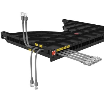 Techly I-CASE TRAY-ORG800 - Cable management shelf for Rack 19" depth 800mm Techly I-CASE TRAY-ORG800 - Cable management shelf for Rack 19" depth 800mm Cabinets and accessories Onetrade