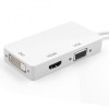 Techly IADAP DP-COMBOF2 - DisplayPort 1.2 to HDMI/DVI/VGA Προσαρμογέας Converters Εικόνας Ήχου Onetrade