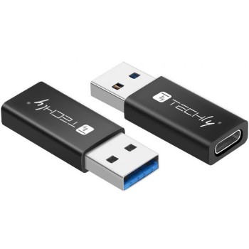 Techly IADAP USB3-AFT - USB 3.0 Male to USB-C Female Adapter Techly IADAP USB3-AFT - USB 3.0 Male to USB-C Female Adapter Computer accessories Onetrade