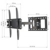 Techly ICA-PLB 148M - Βάση Τοίχου TV 23"- 55" Μαύρη Βάσεις Onetrade Techly ICA-PLB 148M - Βάση Τοίχου TV 23"- 55" Μαύρη Βάσεις Onetrade