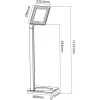 Techly ICA-TBL 1501 - Floor Stand Tablet 9.7"-10" Mounts Onetrade Techly ICA-TBL 1501 - Floor Stand Tablet 9.7"-10" Mounts Onetrade