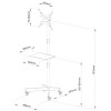 Techly ICA-TR201 - Βάση Τροχήλατη TV 32-60" με ράφι Βάσεις Onetrade