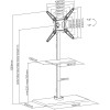 Techly ICA-TR414 - Βάση Δαπέδου για Τηλεόραση LCD / LED "23-55" Βάσεις TV Onetrade