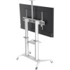 Techly ICA-TR49W - Floor Stand Trolley TV 70-120" with Shelf Mounts Onetrade Techly ICA-TR49W - Floor Stand Trolley TV 70-120" with Shelf Mounts Onetrade