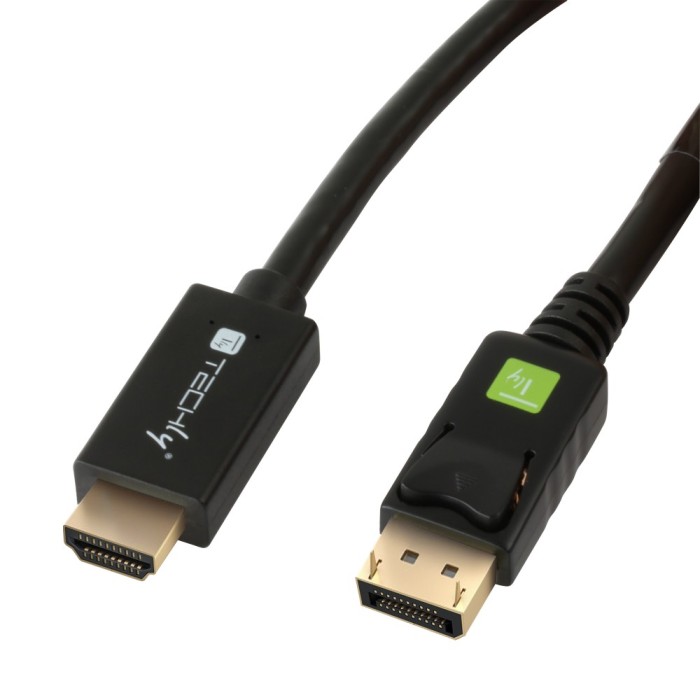 Techly ICOC DSP-H12-020 - DisplayPort to HDMI 4K cable 2m Cables Onetrade Techly ICOC DSP-H12-020 - DisplayPort to HDMI 4K cable 2m Cables Onetrade