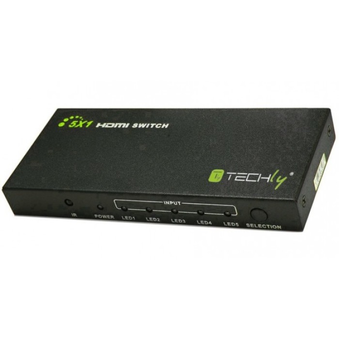 Techly IDATA HDMI-4K51 - HDMI Switch 5x1 4K HDMI Switcher Onetrade Techly IDATA HDMI-4K51 - HDMI Switch 5x1 4K HDMI Switcher Onetrade