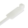 Techly ISWT-481 - Δεματικά Καλωδίων 200x4.8mm Άσπρα με ετικέτα Nylon 100 τεμ Δεματικά καλωδίων Onetrade