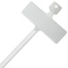 Techly ISWT-959 - Δεματικά Καλωδίων 100x2.5mm Άσπρα με ετικέτα Nylon 100 τεμ Δεματικά καλωδίων Onetrade