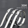 VLC-Stainless steel cable ties ball lock SS304/4.6 X 300 mm, 25pcs Tools Onetrade