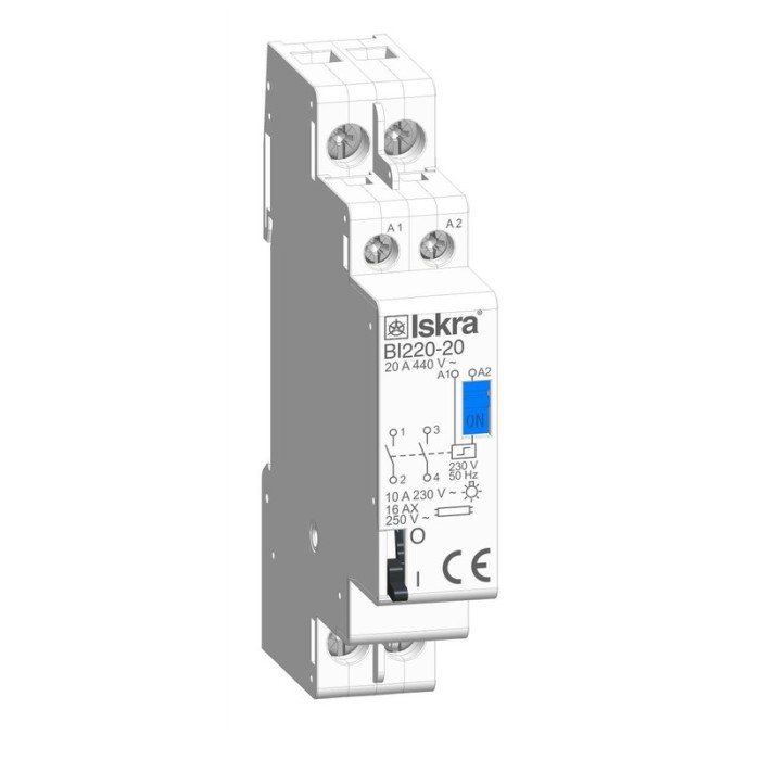 Bistable Rail switch BI220-20/230V Miniature Circuit Breaker Onetrade Bistable Rail switch BI220-20/230V Miniature Circuit Breaker Onetrade