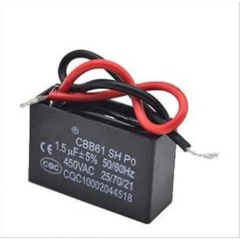 VLC - Πυκνωτής τετράγωνος 1.5 UF 2 Wires Πυκνωτές 